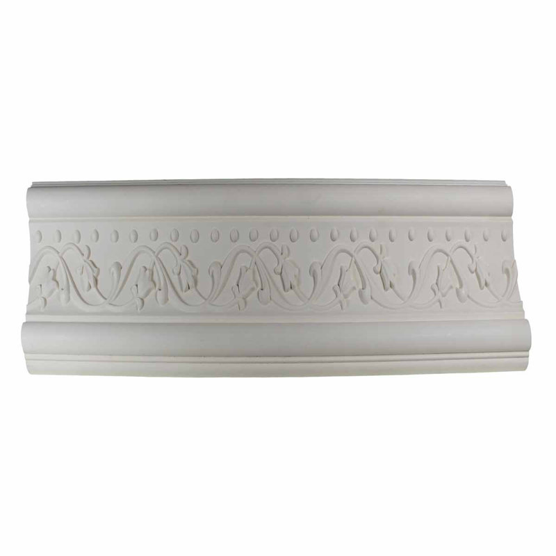Primed White Urethane Ornate Crown Molding 96" L
