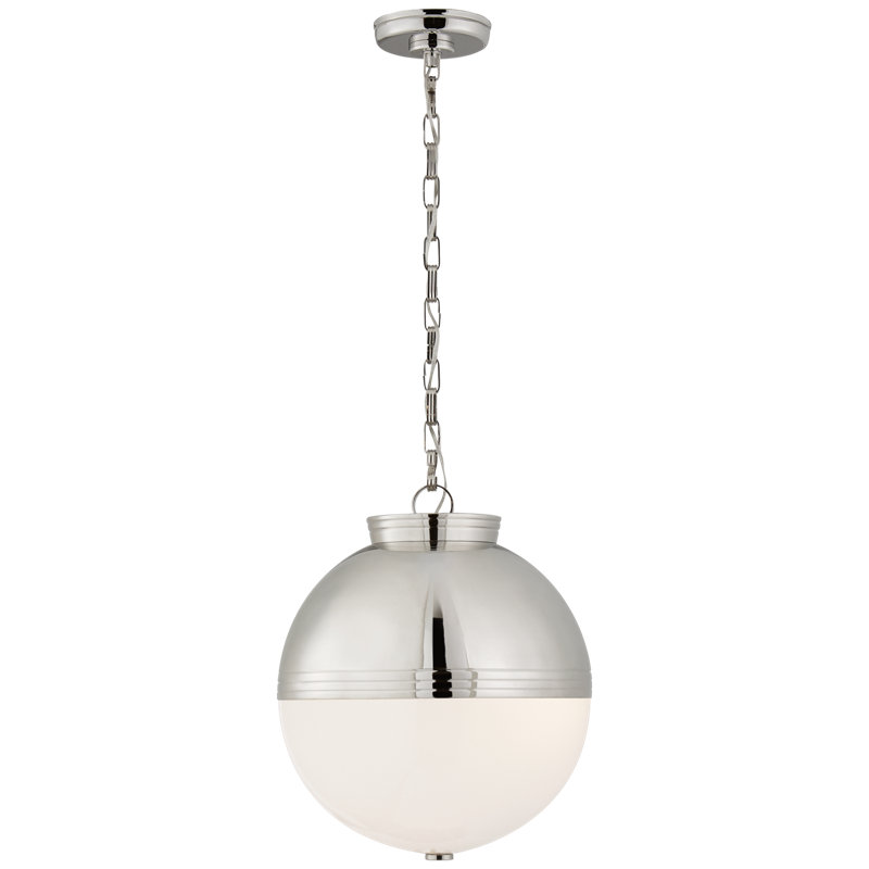 Montgomery 2 - Light Chandelier, Polished Nickel, 14.5" H x 12.25" W x 12.25" D