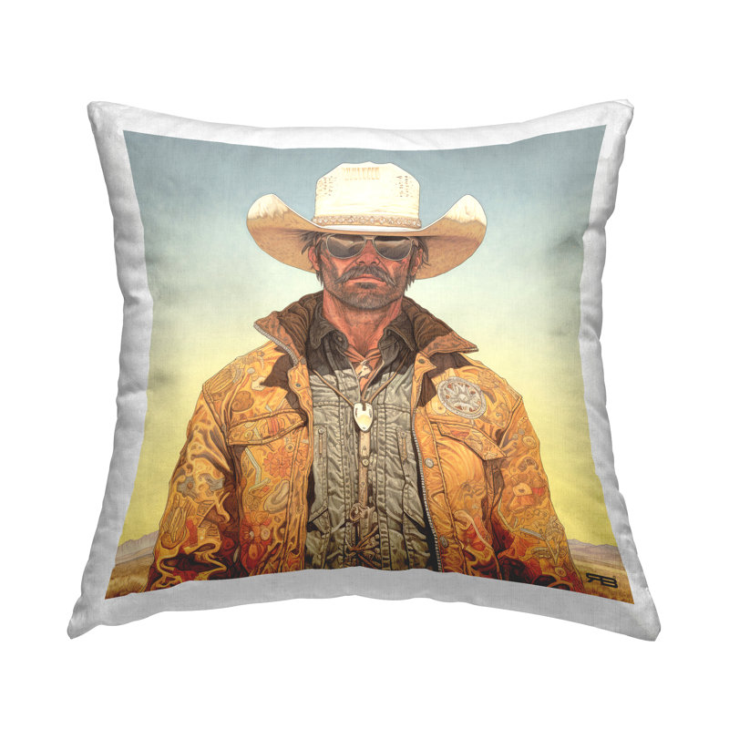 Coussin Cowboy & Desert Sunrise