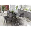 Piatto Mango Round Wood Top Dining Table-968552243