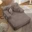 Chaise longue avec 3 coussins et pochette de rangement-132433410