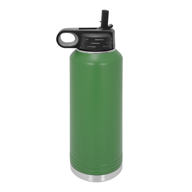 Bouteille d'eau isolée en acier inoxydable Sofia's Findings, Vert, 40 oz