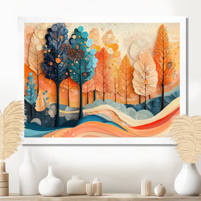 Gethyn 4 Seasons Forest Trees Dream Fragments I - Forest Wall Art