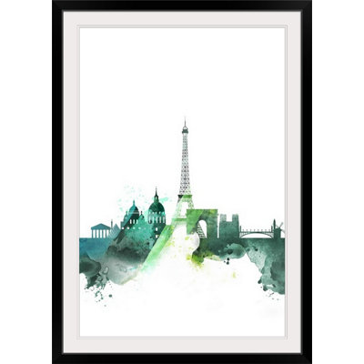 « paris aquarelle cityscape », impression