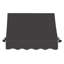 Store fixe Awntech Charleston, 133 cm x 61 cm x 61 cm, multicolore bleu marine/gris/blanc-111684993-113767695