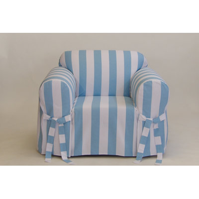 Cotton Box Cushion Armchair Slipcover