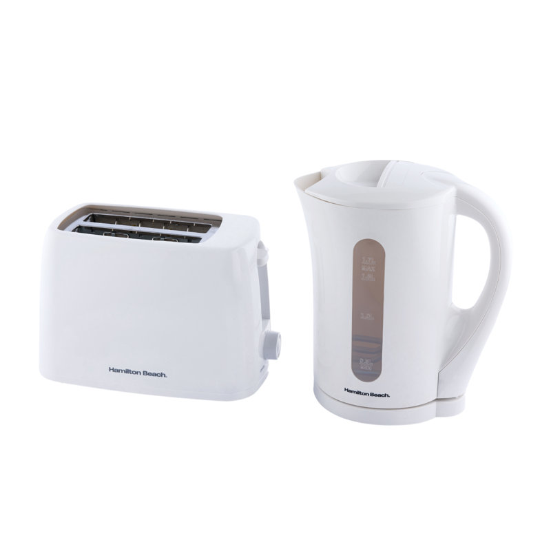 Hamilton Beach Essential 1.7L Plastic Electric Kettle, White