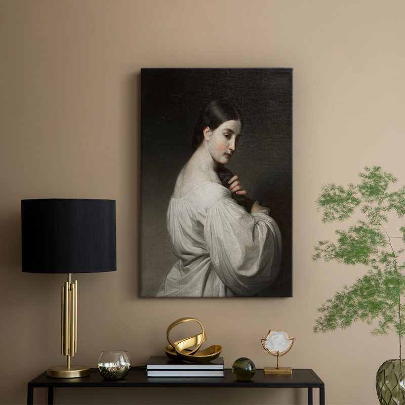 Impression de portrait rétro Cxxvi - galerie Cavas, H 27 po x l 18 po