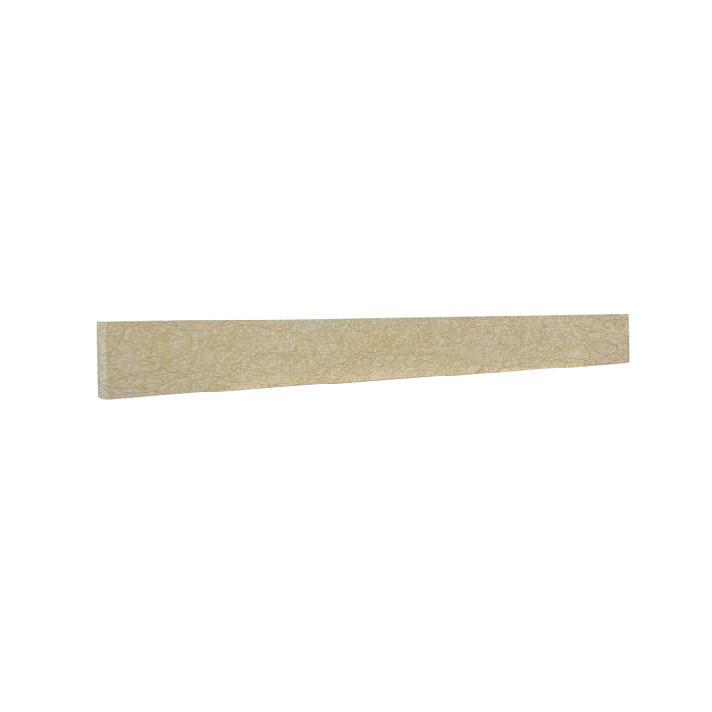 Dosseret en pierre 30 po, Marbre de couleur crème