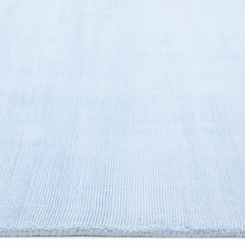 Milo Area Rug in Light Blue/White, Rectangle 8' x 10'