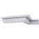 ÉCHANTILLON - Moulure à œuf et couronne de fléchettes Endurathane, H 5 1/8 po x P 6 po x F 7 7/8 po x L 12 po (répétition 3 3/8 po)