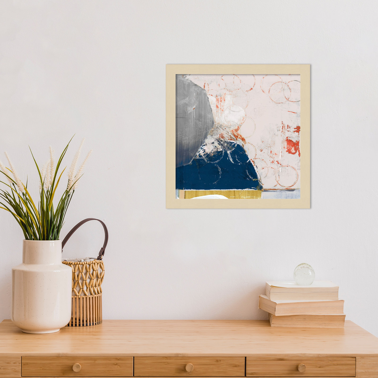 Gilpin "Beautiful Mess No. 2" Print, 13" H x 13" W, Brown