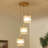 Stacyann 3 - Light Round Crystal Chandelier with Crystal Lampshade, Dining Room Light Fixture Over Table with Adjustable Height-1361784350
