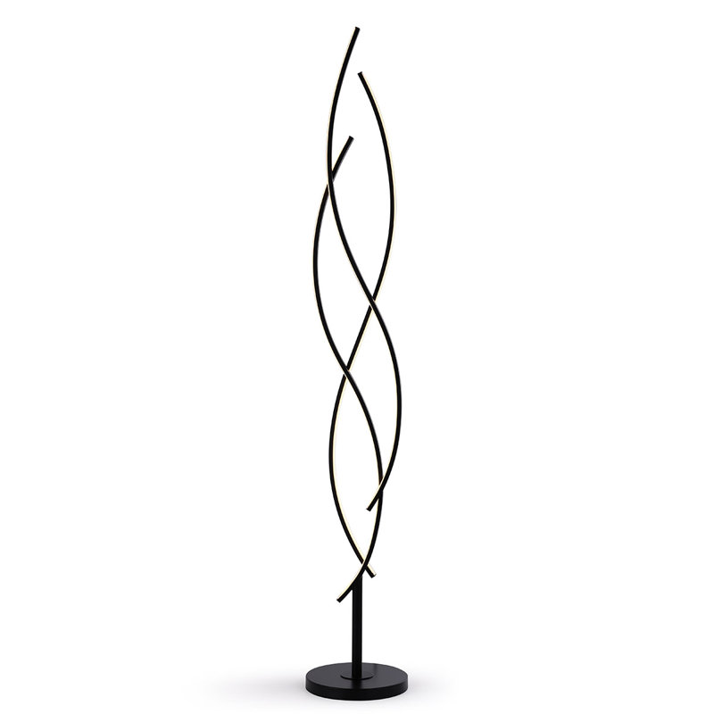 Bartolomeo 63'' LED Tree Floor Lamp, Black