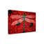 Reproduction de peinture acrylique sur toile tendue «Dragonfly and Poppies» Gulabacha-27488578