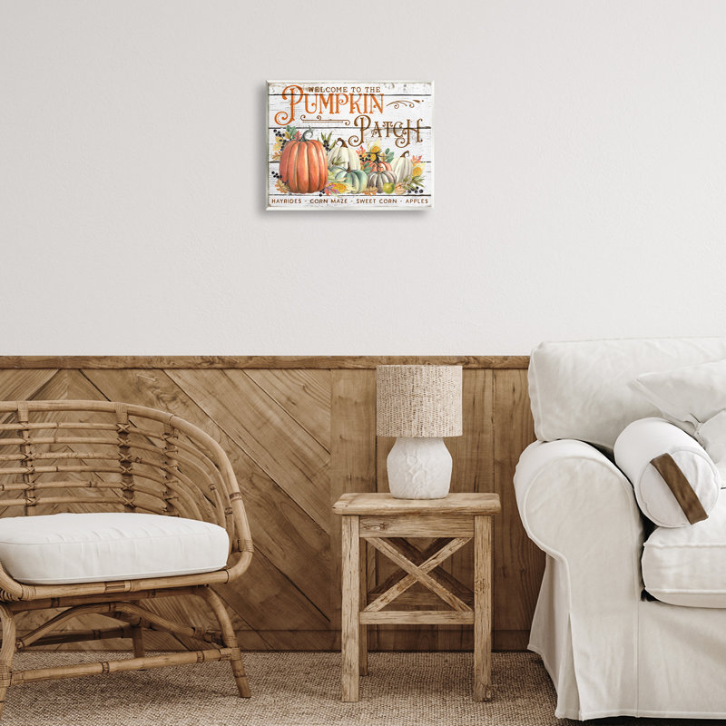 Welcome Pumpkin Patch Giclee Art by Creatif Belle