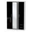 Yvette 3 Door Manufactured Wood Wardrobe-18860455-23704773