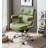 Minimalist Cowhide & Aluminum Alloy Swivel Office Chair