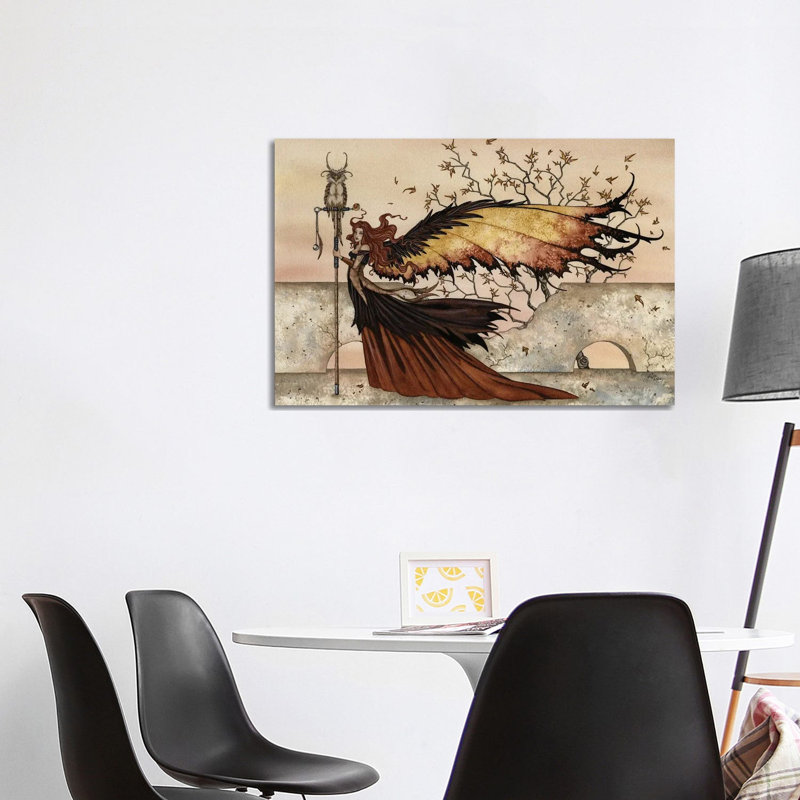 Autumn Stroll by Amy Brown - Wrapped Canvas Print, 101.6 cm H x 66.04 cm W x 1.91 cm D
