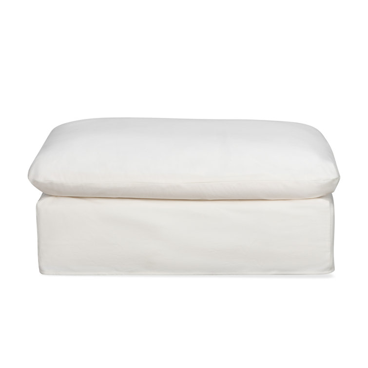 Luna Slipcovered Ottoman And A Half