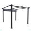 Pergola escamotable d'extérieur avec auvent pour parasol