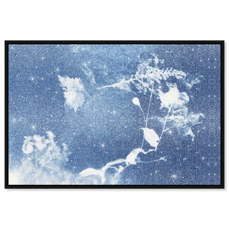 Faded Poetry II Floral & Botanical Canvas Print by Oliver Gal, Black Frame, 15 x 10, 31"H x 21"W, Black Floater Frame