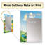 Modern Modern Farm Horizon I - Grand miroir mural Meadow, miroir décoratif traditionnel, impression sur métal-1679610338
