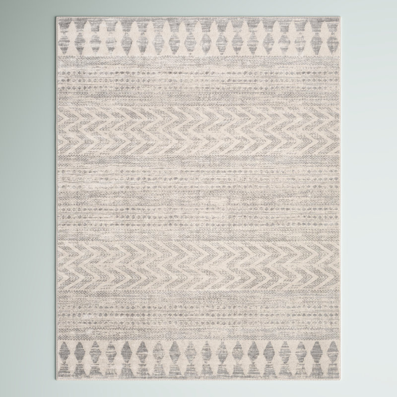 Tapis gris / taupe Turney, Rectangle 7 pi 10 po x 10 pi