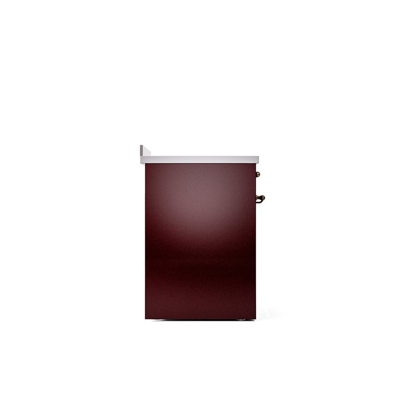 ILVE Nostalgie II 30 in Induction Range, Burgundy/Bronze