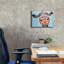 «Funny Cow 1» par Carolee Vitaletti, art mural sur toile, 54 po x 40 po-101649227