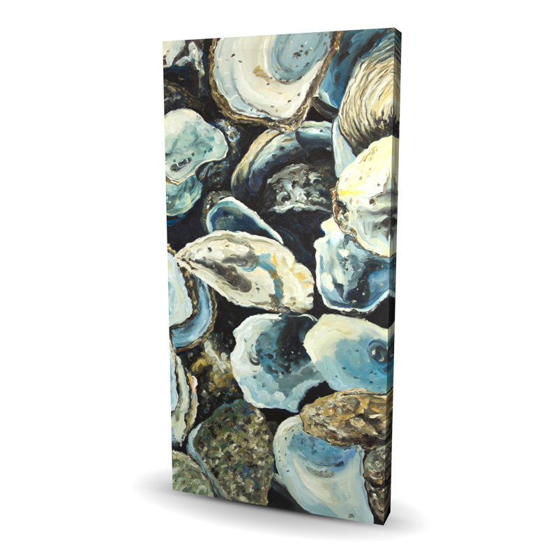 Coquilles d'huître - Toile marine marine pour la décoration intérieure | Art