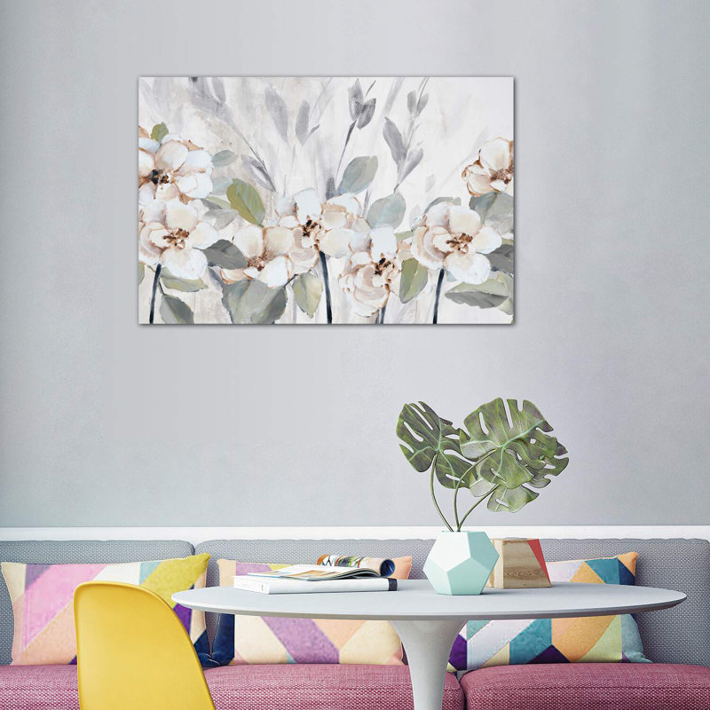 Garden Fleurs by Lanie Loreth - Wrapped Canvas Print, 101.6cm H x 152.4cm W x 3.81cm D