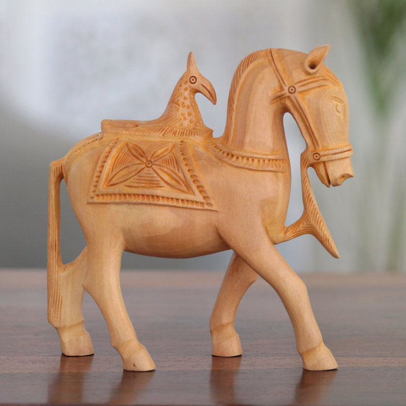 Sculpture moghole en bois