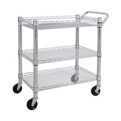 33.4'' H x 33.75'' W NSF-Certified Utility Cart with Wheels