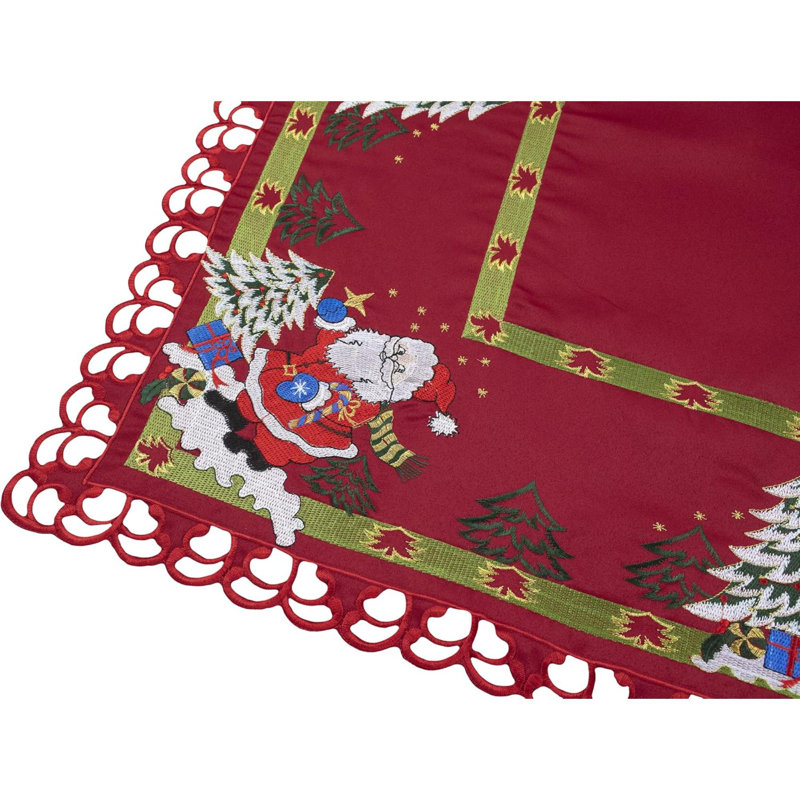 Plateau de table pour arbre de Noël Joswick père Noël (carré 33 po)