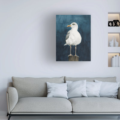 Art mural sur toile Beachcrest Home ™ Grace Popp Night Gull II