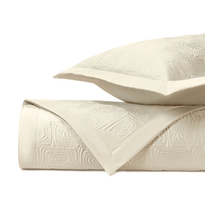 Maze Quilted Sateen Coverlet Set
