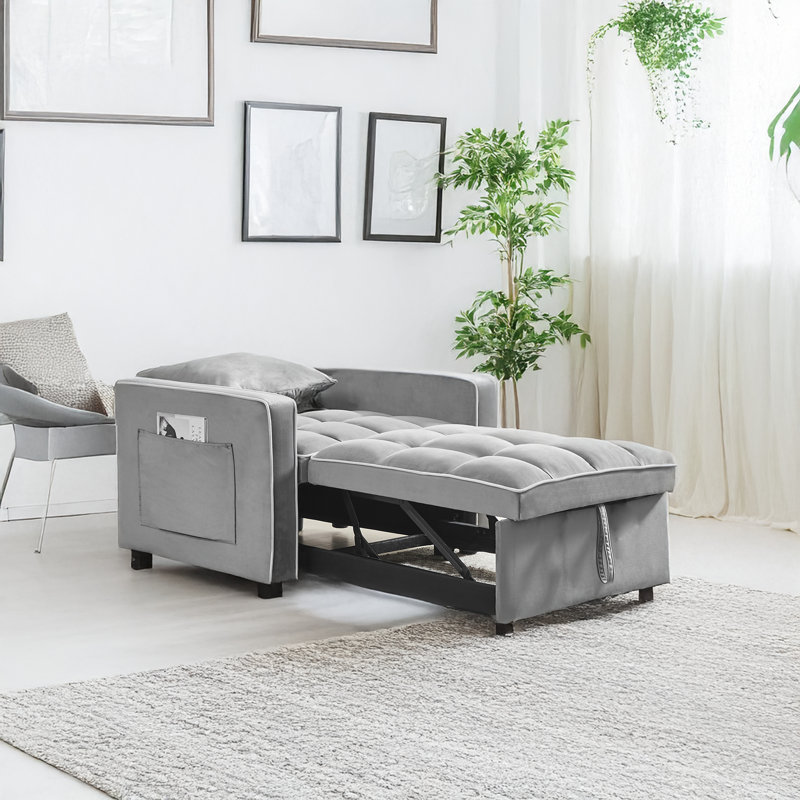 Méridienne inclinable Modern, Gris
