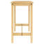 Srihaan 112cm Solid Wood Bar Set-1638177429