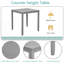 Ensemble de table de salle à manger 5 pièces pour 4 personnes, ensemble de table de cuisine à hauteur de comptoir avec table carrée-1592747528-1592747574
