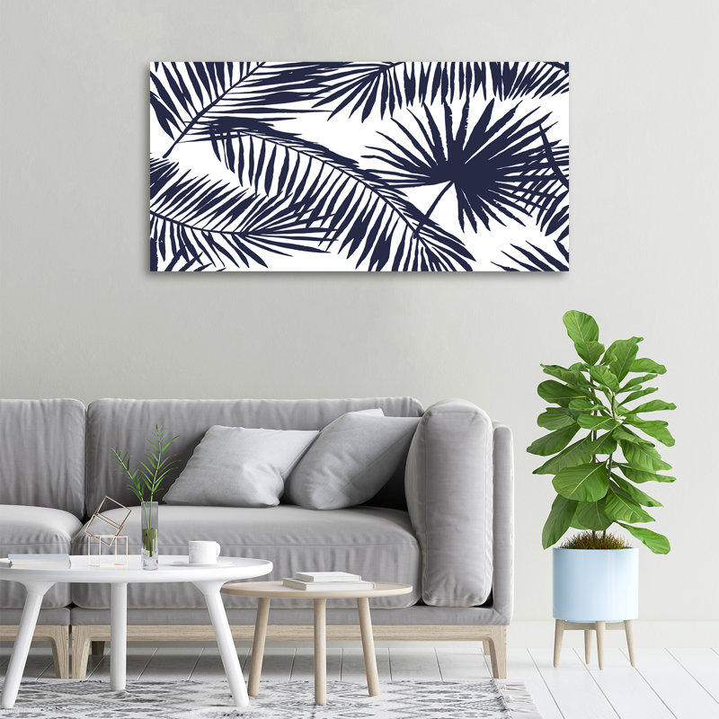 Leaves Of Palm - Print, Canvas, 50cm H x 100cm W x 2cm D