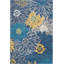 Tapis bleu / jaune Lahoma-352079797