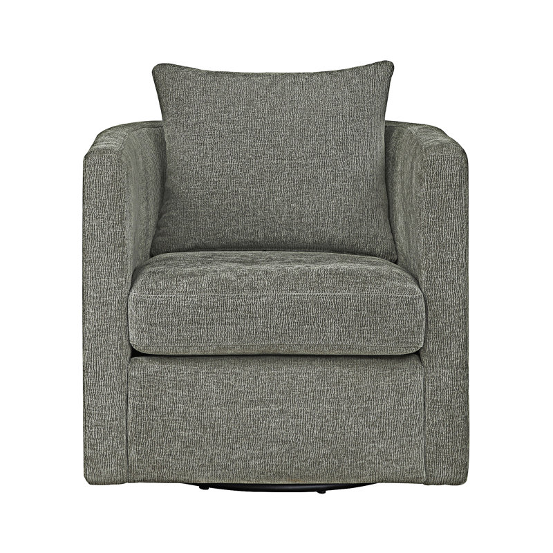 Fauteuil demi-tonneau pivotant, Gris