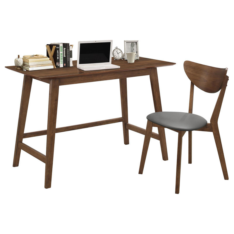 Ensemble de bureau d'écriture 2 pièces Walnut