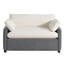 Fauteuil surdimensionné simple en chenille, fauteuil d'appoint large et profond, fauteuil rembourré moderne-998851553