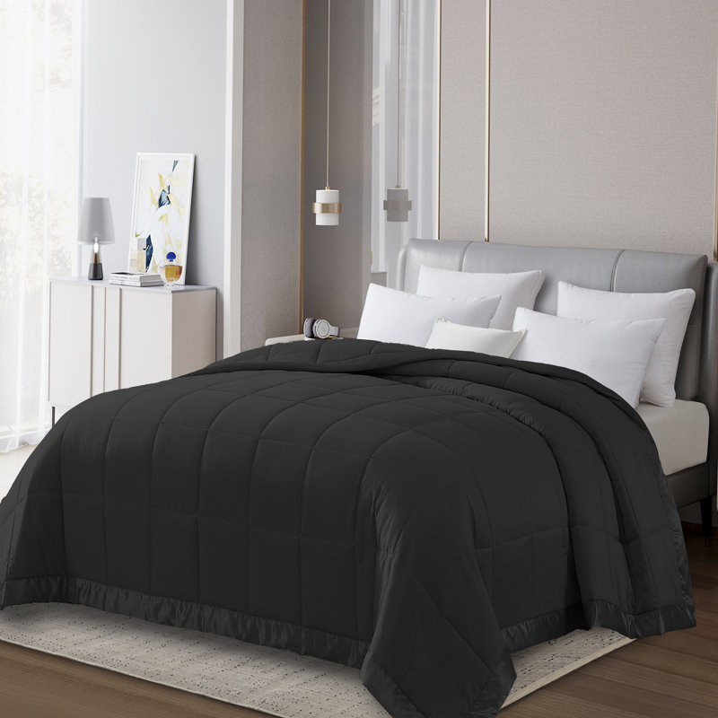 Hand Woven Blanket, Black, 90" x 90"