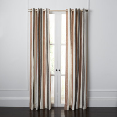 Panneau de rideau simple obscurcissant avec œillets