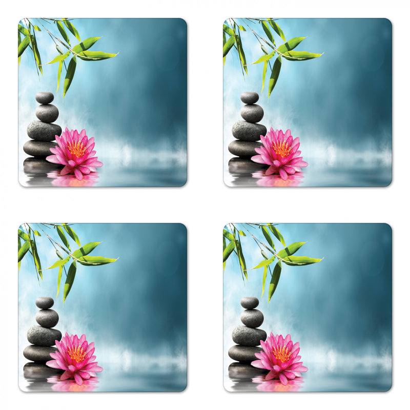 Square 4 Piece Coaster Set
