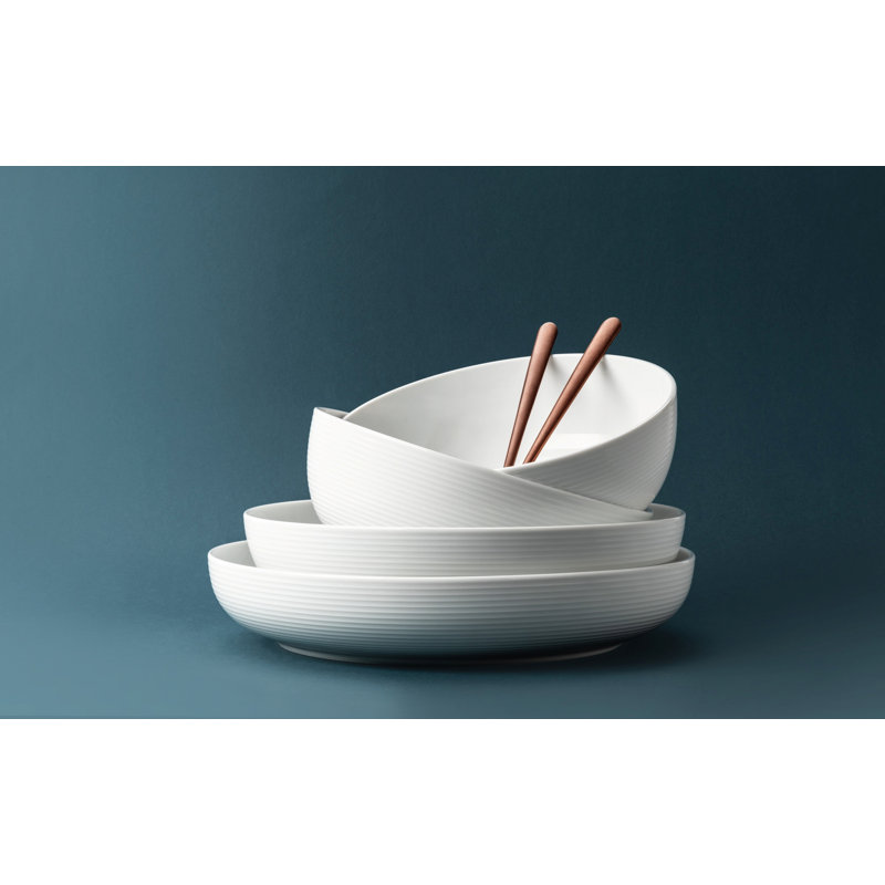 Beat Serving Bowl, White