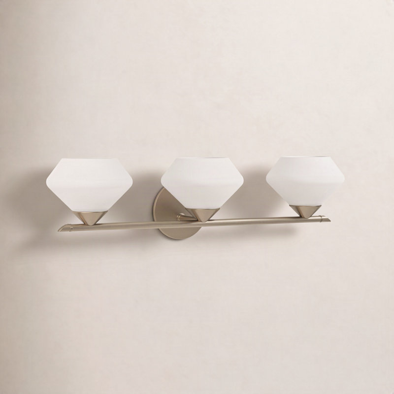 Junius 3 - Light Dimmable Vanity Light, Aged Brass